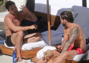 Maluma y Prince Royce levantaron la temperatura en la playa