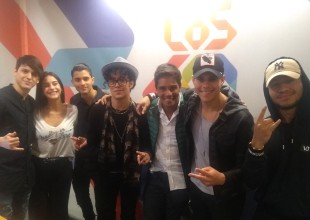 ¡Nos visitaron los chicos de CNCO!