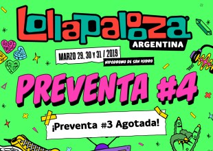 ¡Furor por Lollapalooza: Se agotó la preventa 3!