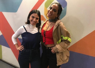 Anitta pasó por la Tarde de LOS 40