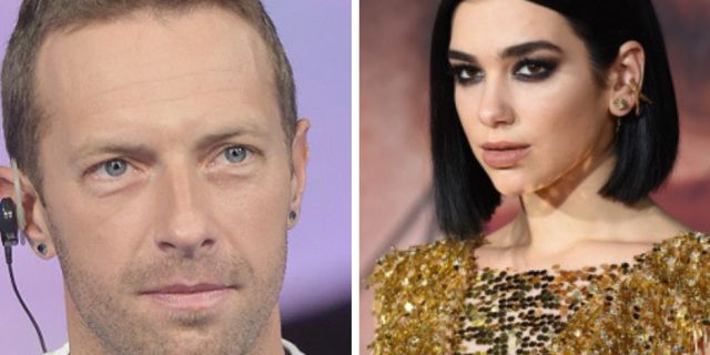 Dua Lipa y Chris Martin