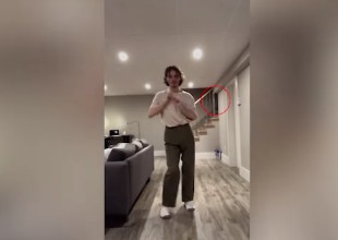 ¿Es un fantasma? La misteriosa figura que aparece en un video de Tik Tok