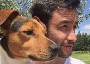 La foto más tierna de Luciano Pereyra con su perro
