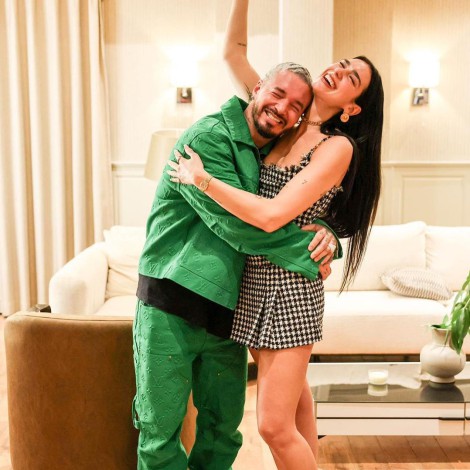 J Balvin y Dua Lipa se reencontraron en un festival