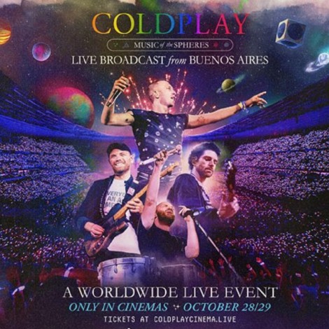 ¡Coldplay anunció la transmisión en vivo de su show desde Buenos Aires!