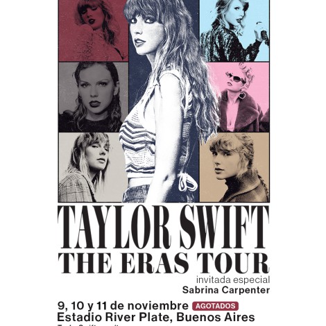 FUROR POR TAYLOR SWIFT EN ARGENTINA: TRES ESTADIOS RIVER AGOTADOS
