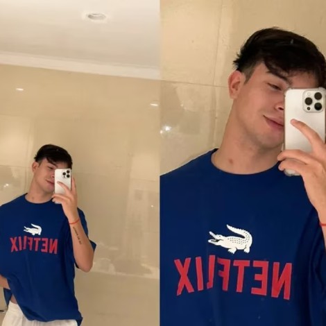 Rusherking aclaró sobre la marca en su cuello: "No es un chupón"