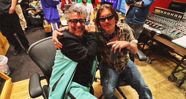 Fito Páez y Johnny Depp juntos en Londres