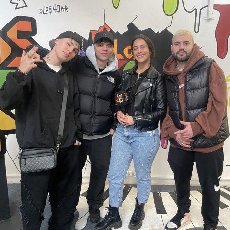 LIRA EN LOS40: TODO SOBRE "LA BARRA REMIX" JUNTO A TEO