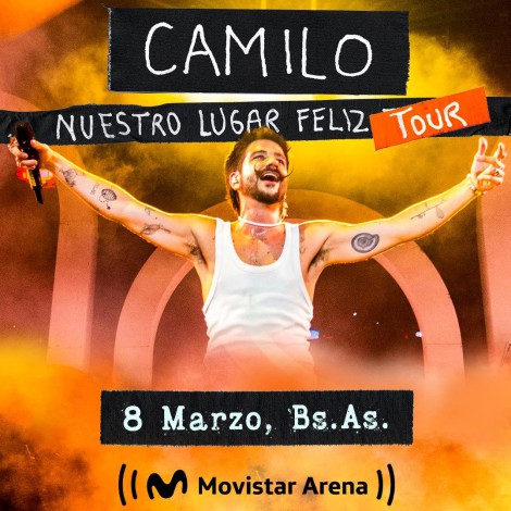Camilo viene a Argentina con su nueva gira
