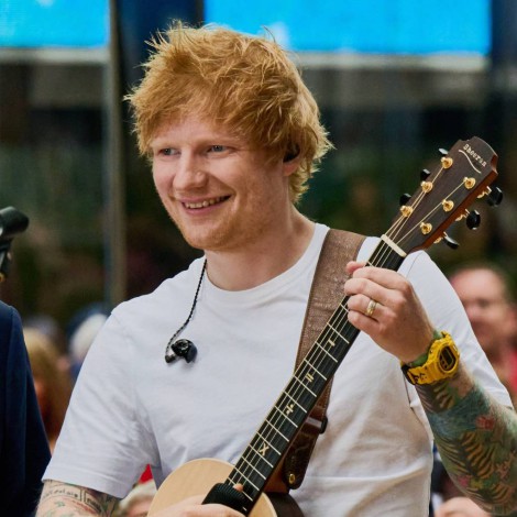 Ed Sheeran visitó DEL 40 AL 1 con Tony Aguilar en Madrid