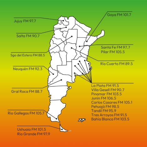 AHORA NOS ESCUCHÁS EN TODO EL PAÍS