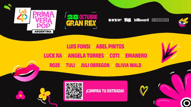¡Llega LOS40 Primavera Pop Argentina! Entradas disponibles en TuEntrada.com