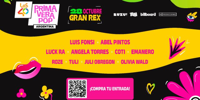 ¡Llega LOS40 Primavera Pop Argentina! Entradas disponibles en TuEntrada.com