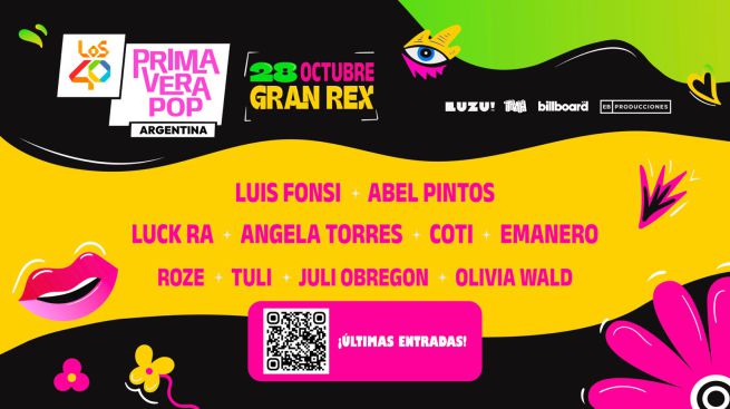 ¡Llega LOS40 Primavera Pop Argentina! Entradas disponibles en TuEntrada.com