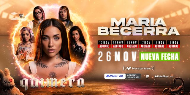 ¡LOS40 TE LLEVA A VER A MARÍA BECERRA!